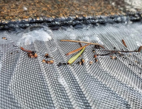 blocks smallest debris